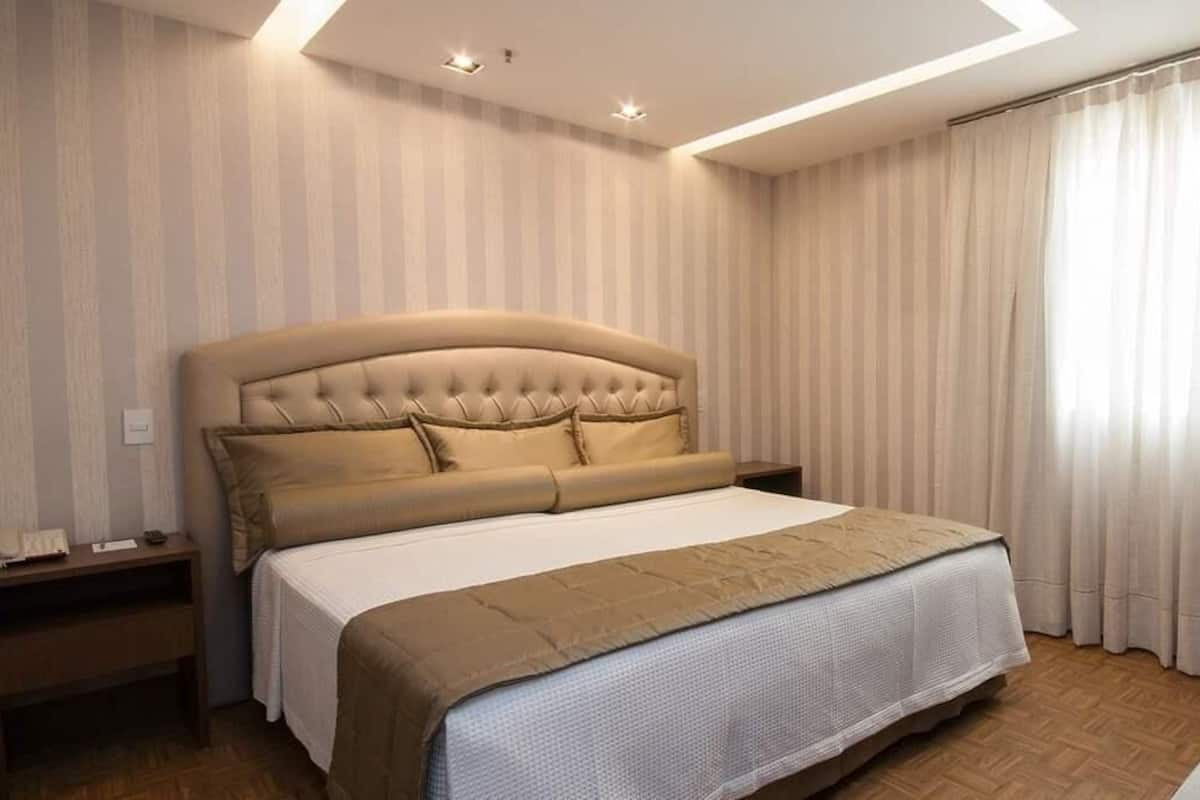 1 bilik tidur, cadar kapas Mesir, peralatan tempat tidur premium