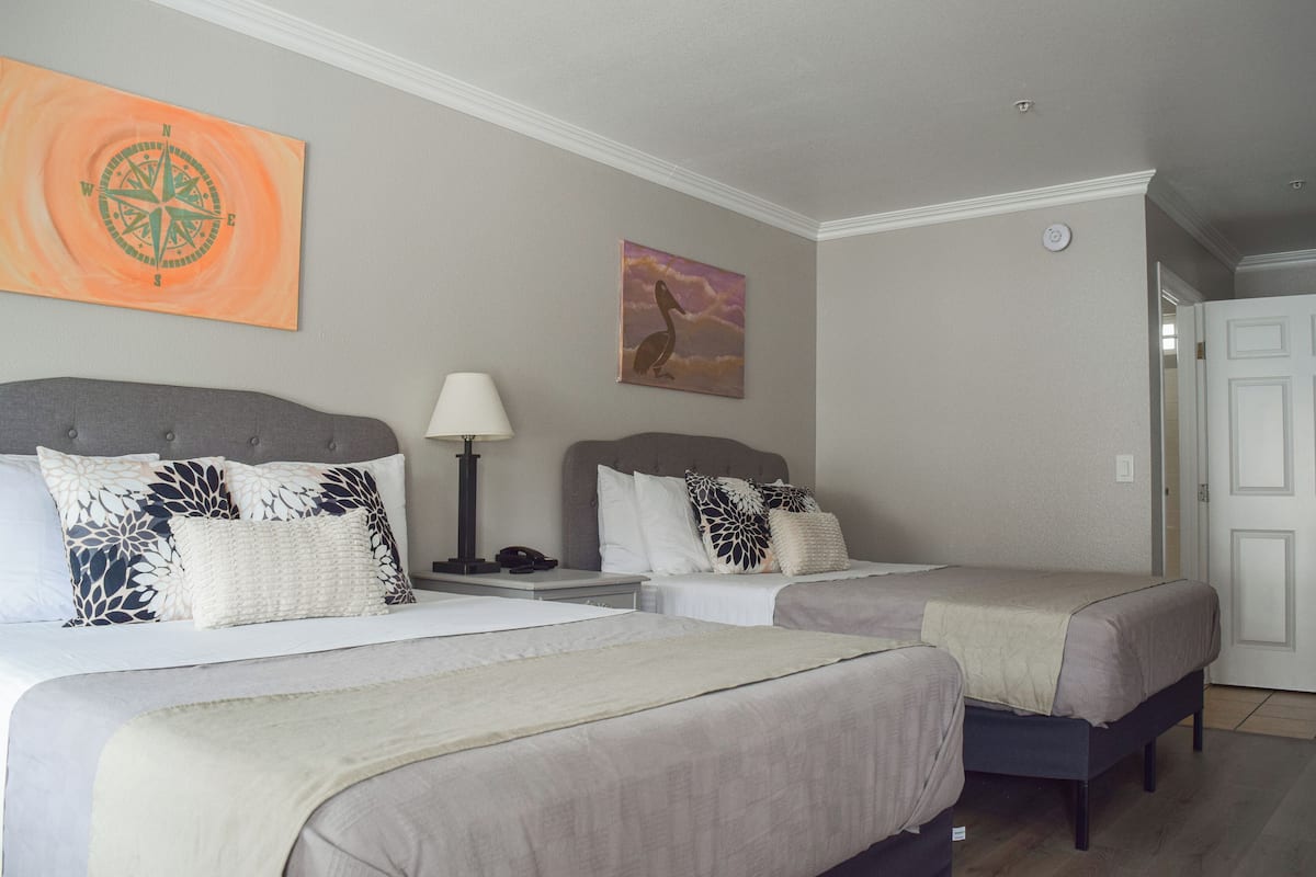 Traditional Room, 2 Double Beds | Blackout drapes, free WiFi, bed sheets