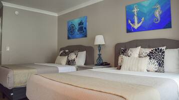 Deluxe Room, 2 Queen Beds, Kitchen | Blackout curtains, free WiFi, bed sheets