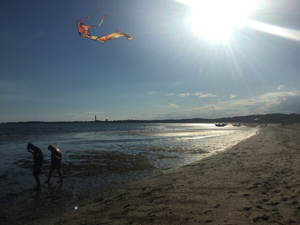 On the beach