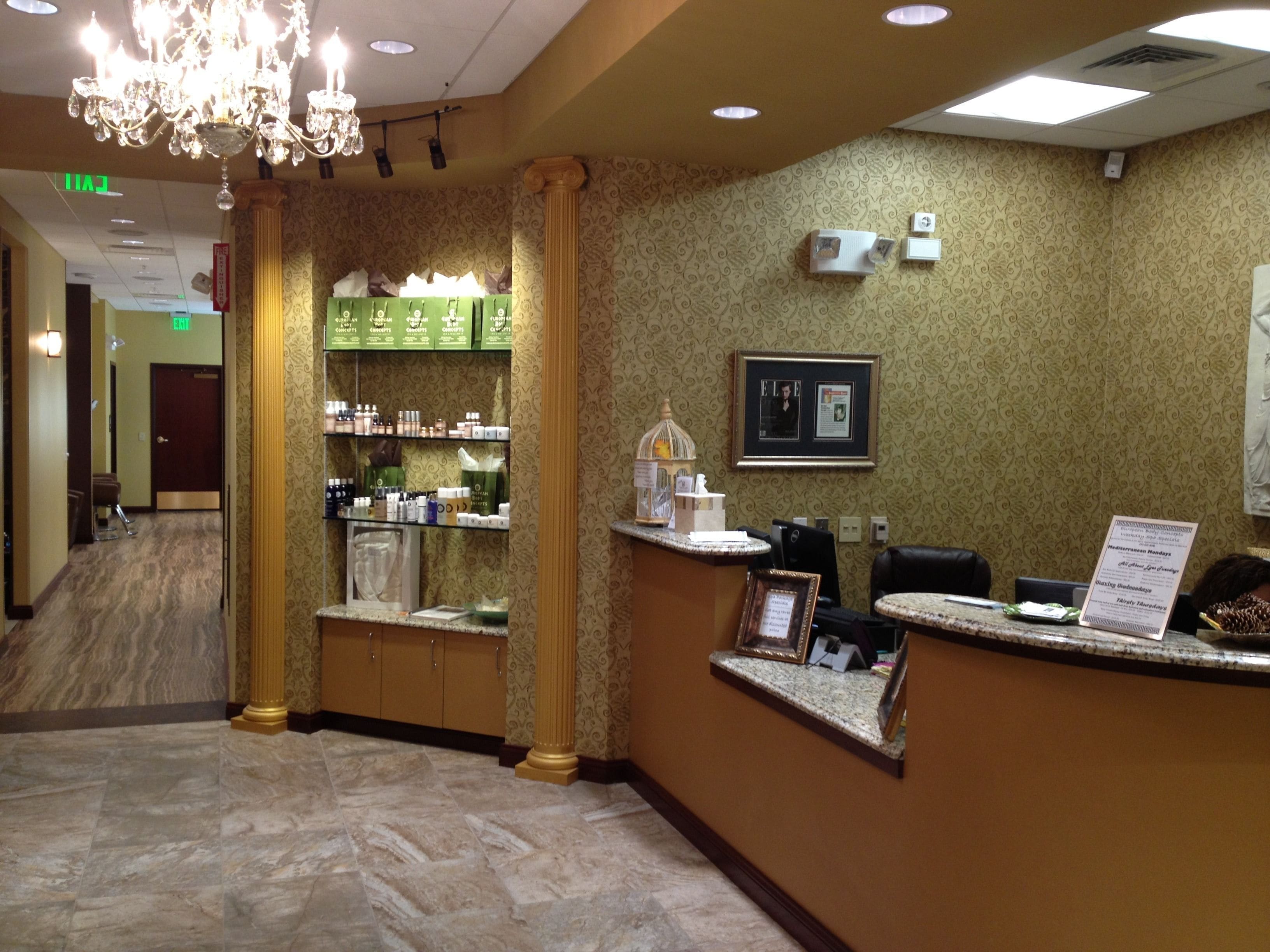 spa reception