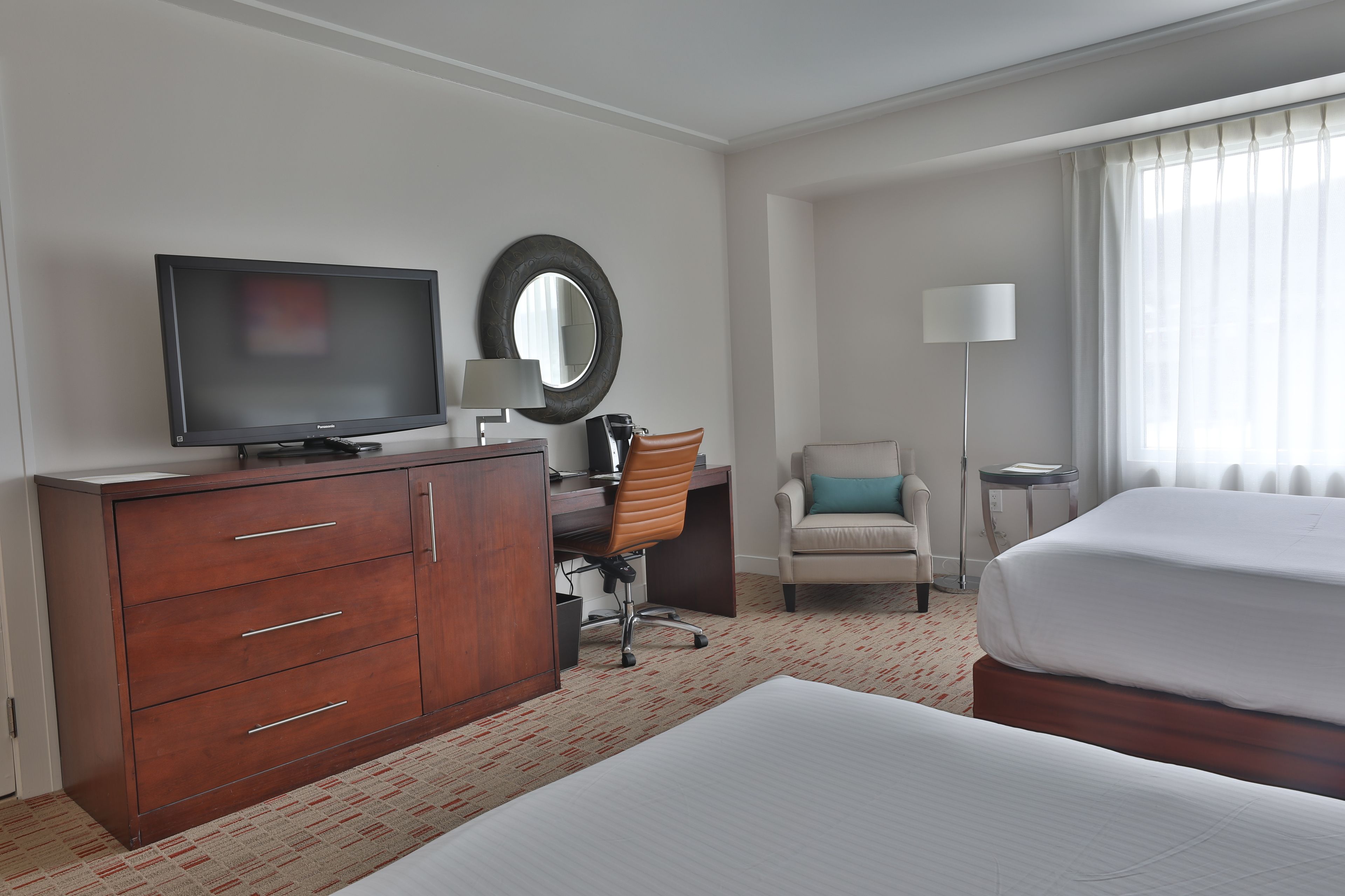 1 bedroom, pillow-top beds, desk, iron/ironing board