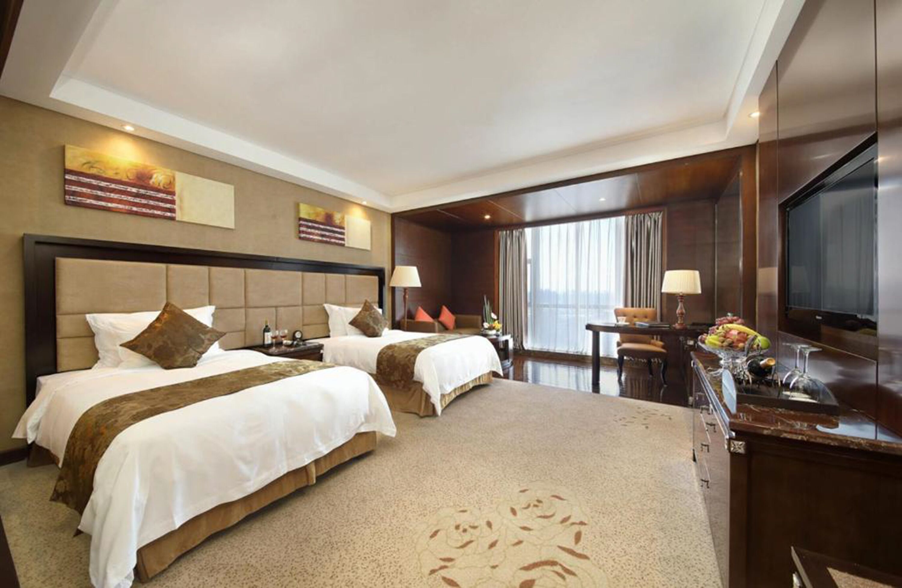 superior twin room | premium bedding, pillow-top beds, minibar, in-room safe
