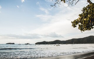 Beach nearby, black sand