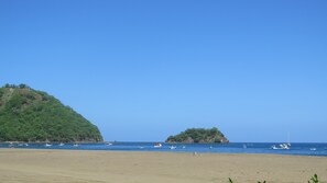 Beach nearby, black sand