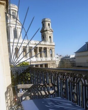 Blick vom Balkon