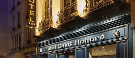 Majoituspaikan julkisivu