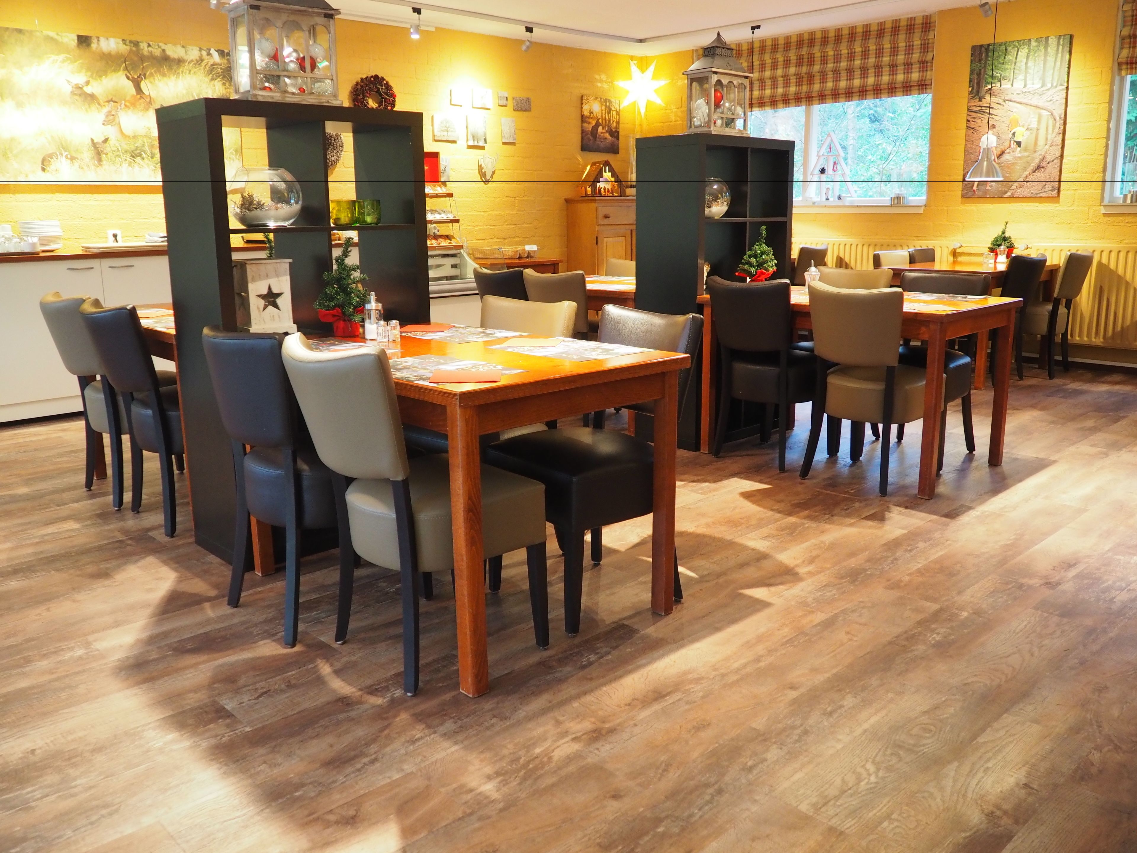 daily buffet breakfast for a fee