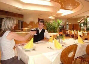 Dinner served, local cuisine