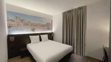 Standard Double Room | Pillowtop beds, laptop workspace, blackout drapes, soundproofing