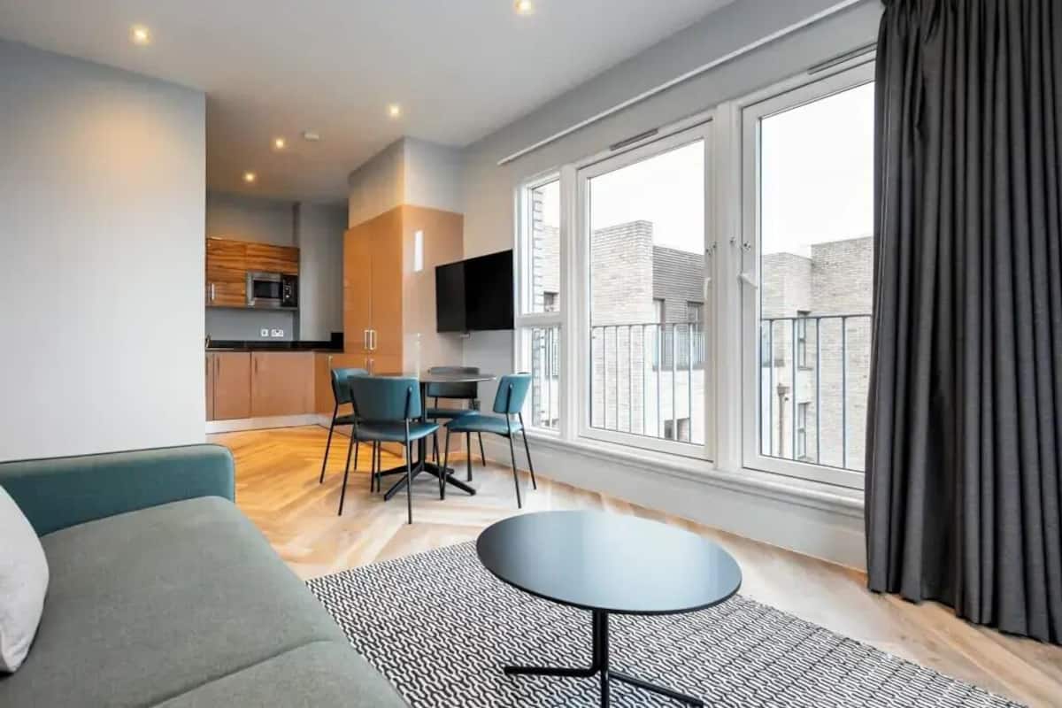 Standard Apartment, 2 Bedrooms (sleeps 5) | Blackout drapes, iron/ironing board, WiFi (free), bed sheets