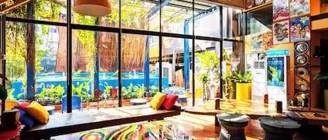 Lobby sitting area