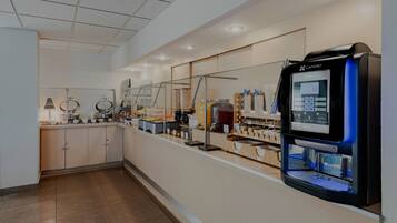 Gratis morgenmadsbuffet hver dag