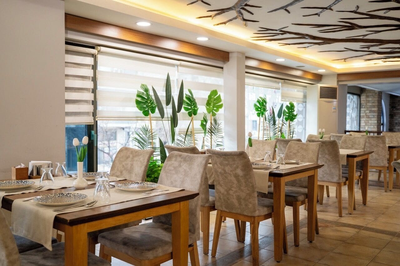 Breakfast, lunch, dinner served; Turkish cuisine 