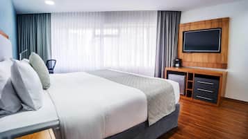 Premium bedding, minibar, in-room safe, desk