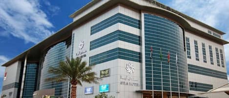 Framhlið gististaðar