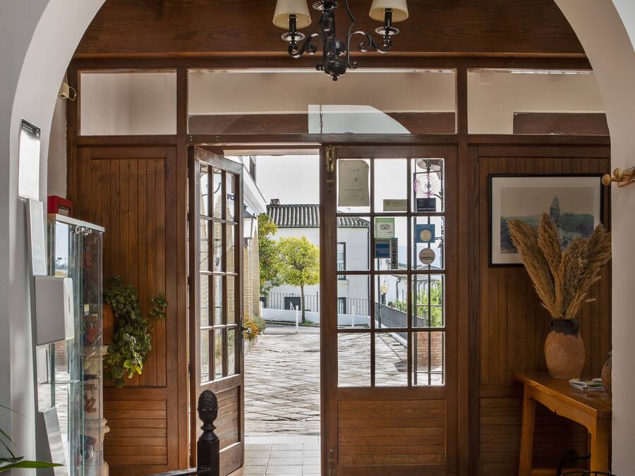 Entrada de la propiedad