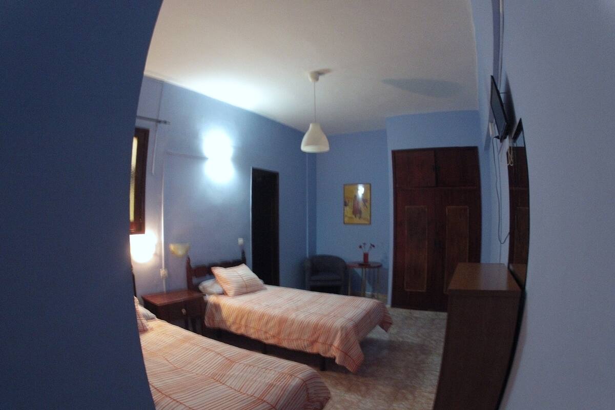 Down duvets, pillow-top beds, individually decorated, desk