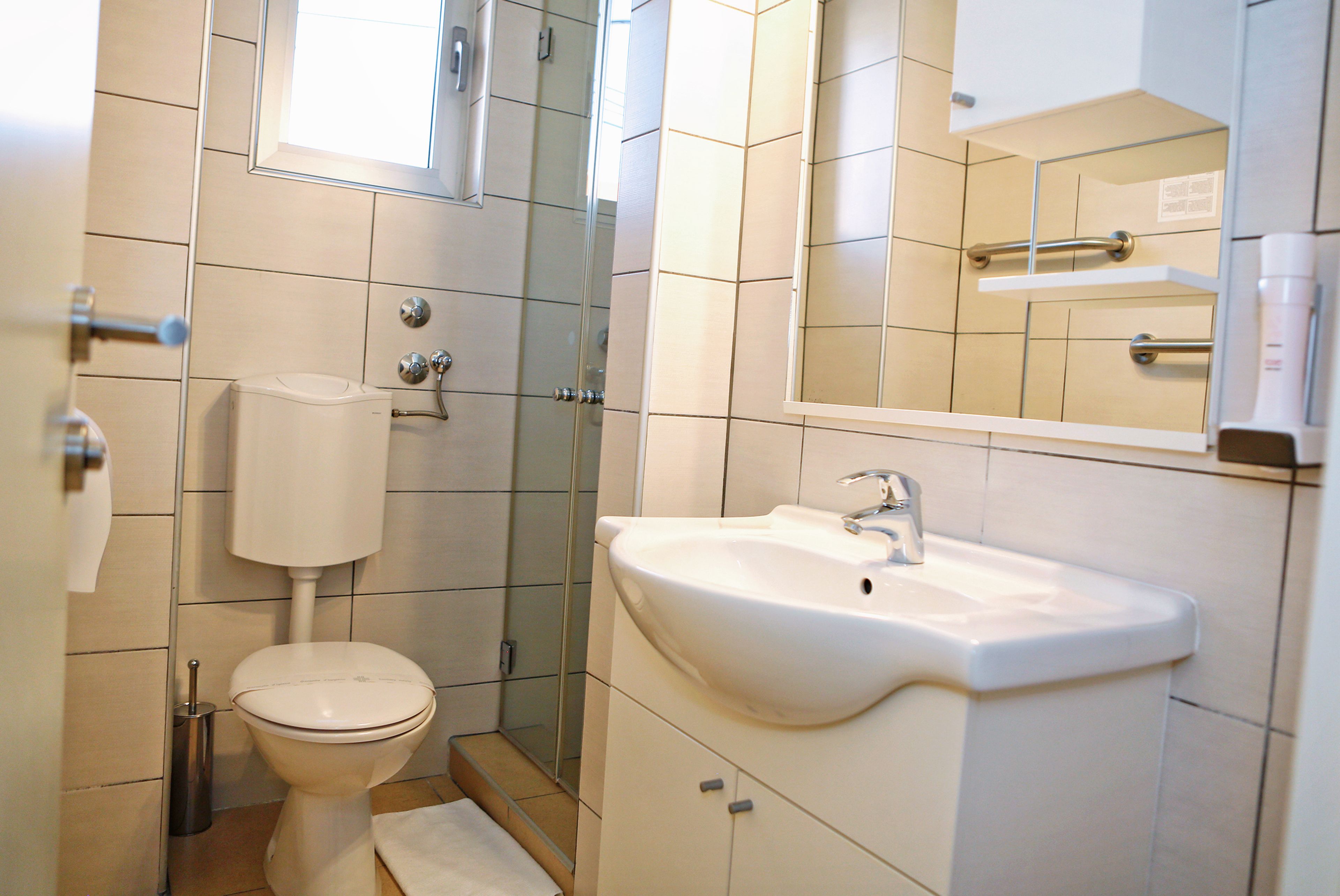 double or twin room, balcony | bathroom | shower, free toiletries, hair dryer, towels