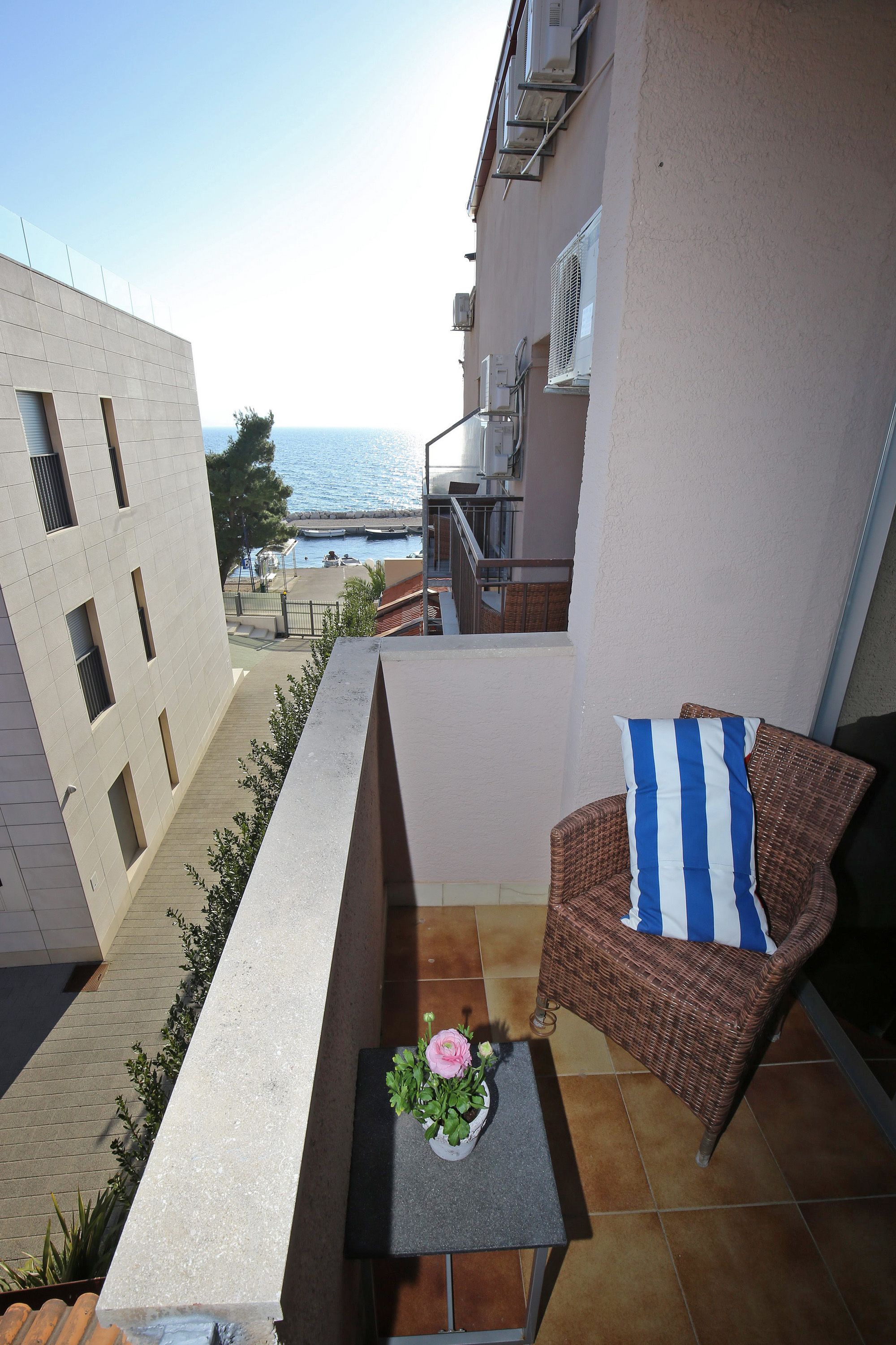 Chambre Double ou avec lits jumeaux, balcon | Vue depuis le balcon