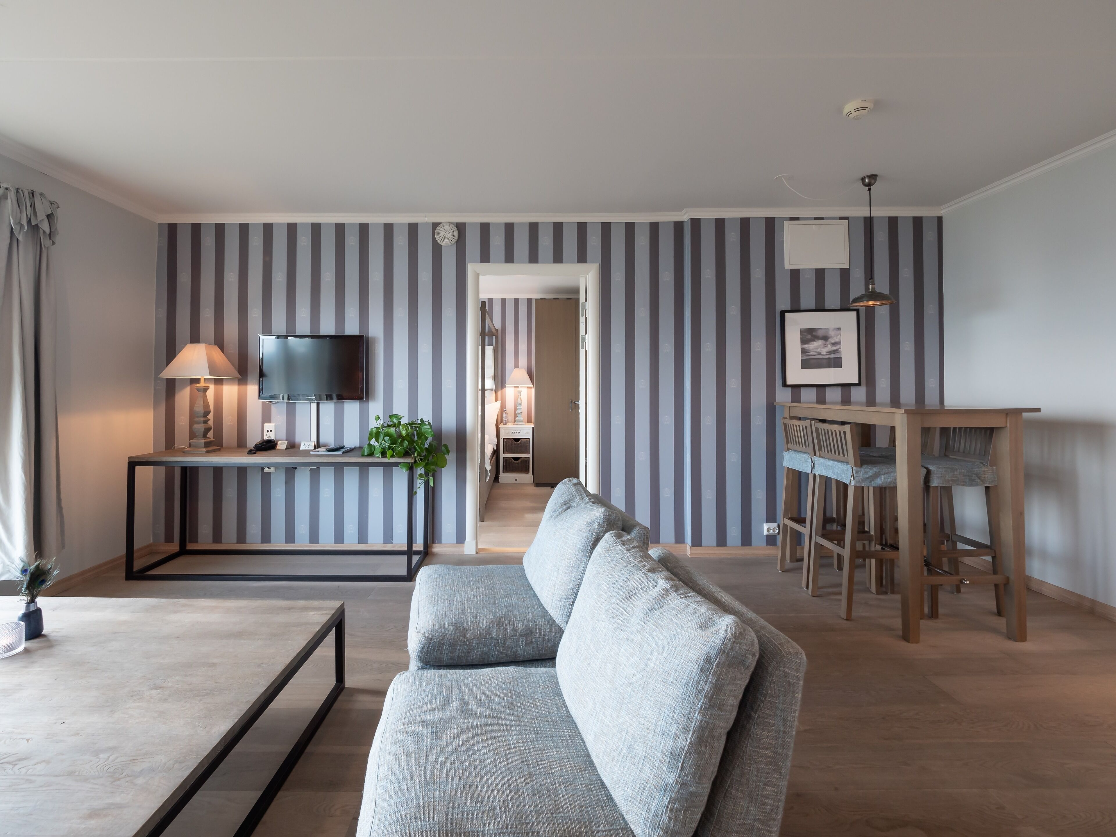 superior apartment, 1 bedroom, sea view | television