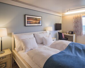Double Room, Sea View | Down comforters, minibar, iron/ironing board, free WiFi - Strand Hotel Fevik - by Classic Norway Hotels (Grimstad)