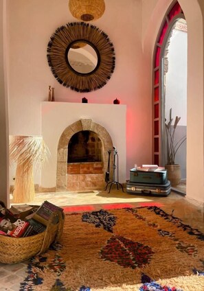 Living area - Dar Dayana (Essaouira)