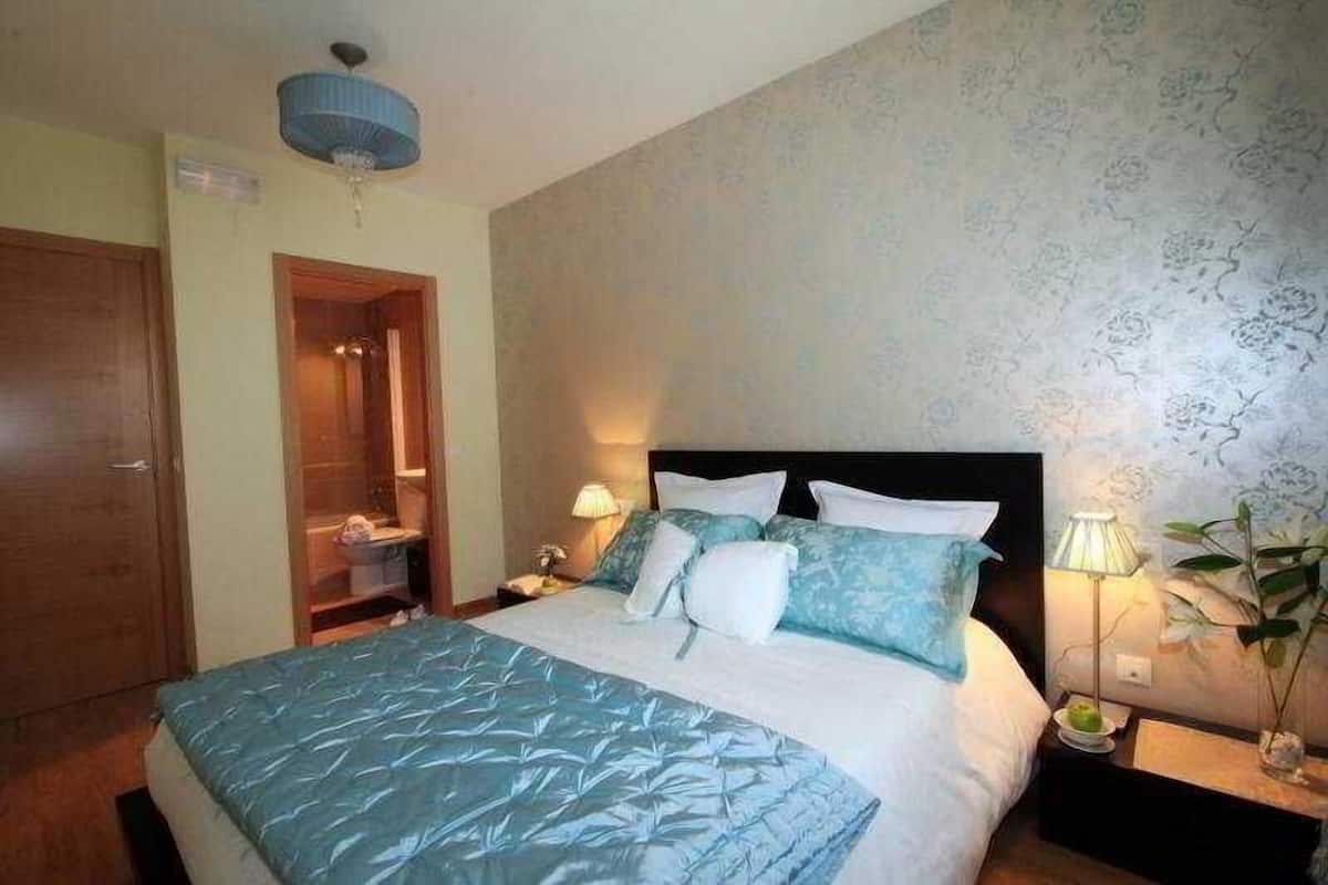 Down comforters, individually decorated, individually furnished