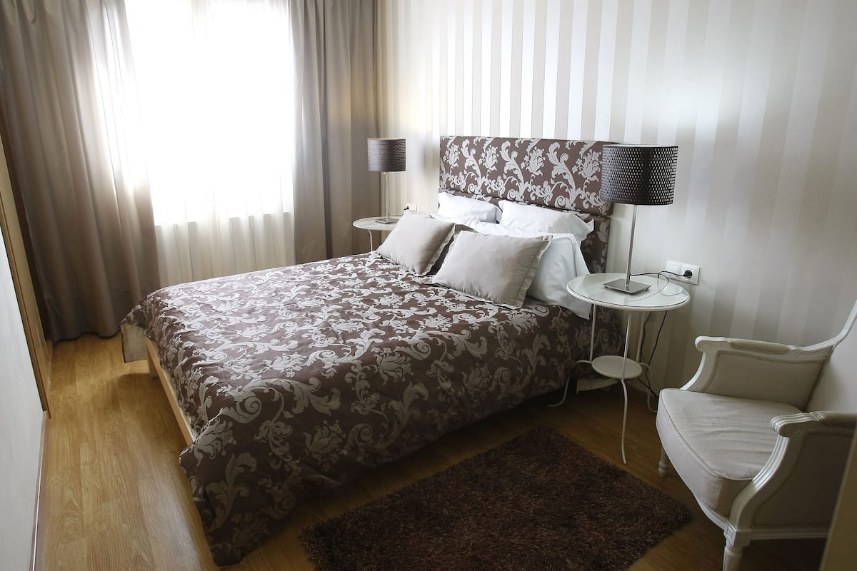 Down comforters, individually decorated, individually furnished