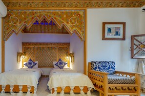 Superior Triple Room | Premium bedding, Select Comfort beds, in-room safe - Hotel Dar Mounir (Chefchaouen)