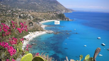 Playa en los alrededores y playa de arena blanca 