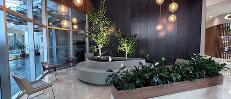 Sala de estar en el lobby