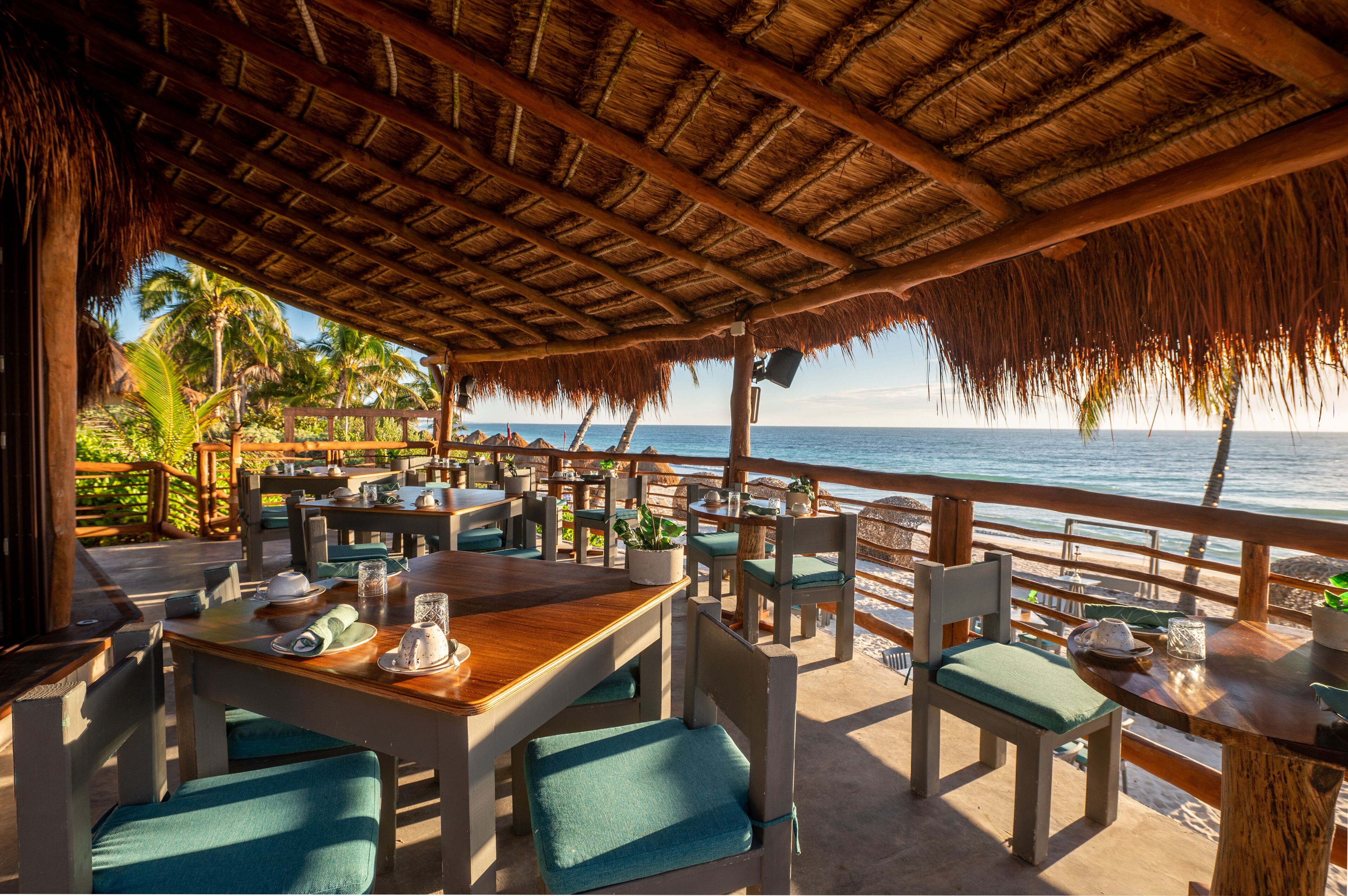 breakfast, lunch, dinner served; beach views