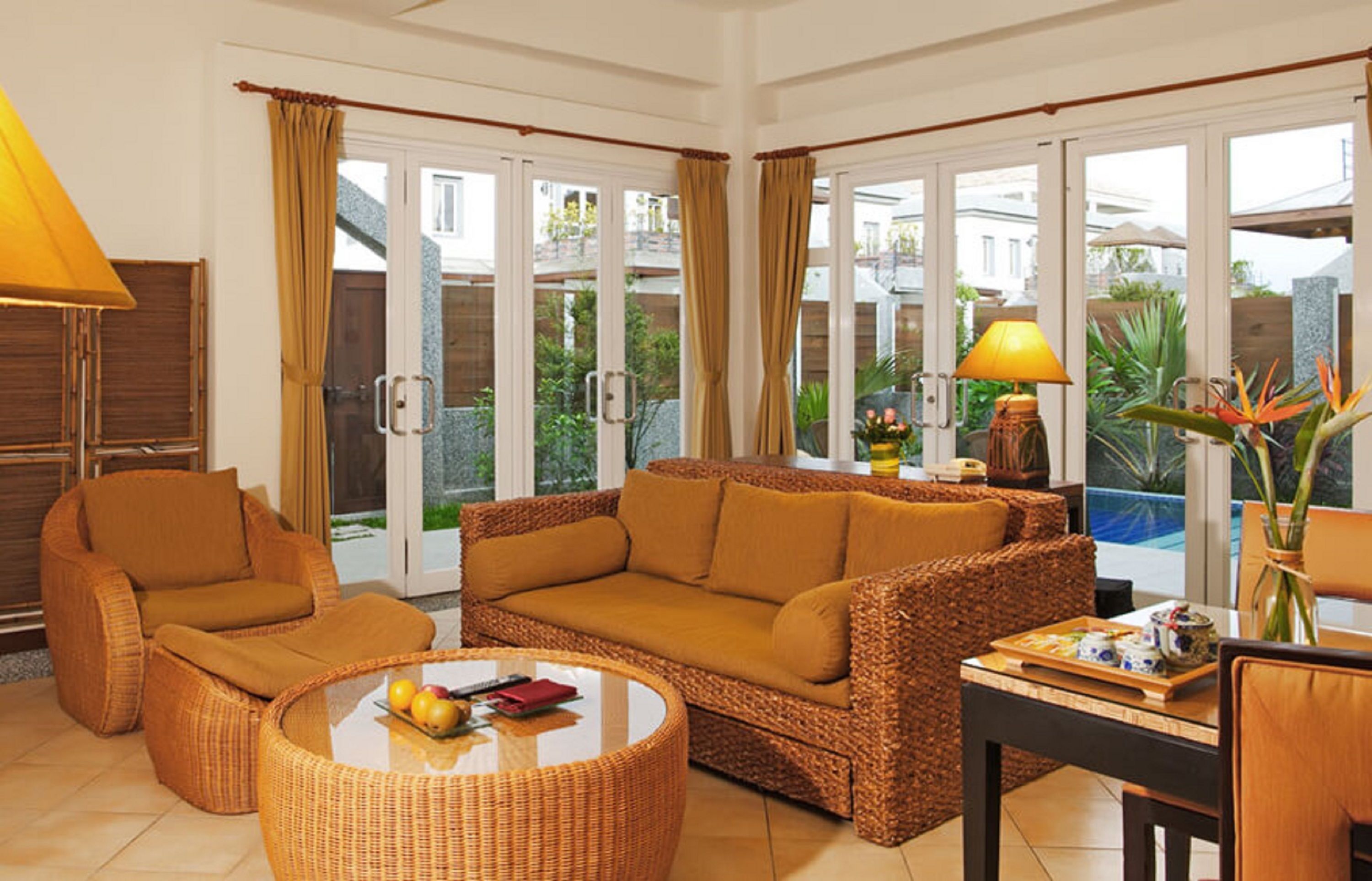 Villa Marquis, 2 king beds | Living area | 42-inch LCD TV with cable channels, TV, table tennis