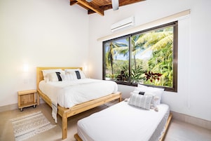 Premium bedding, memory foam beds, minibar, individually decorated