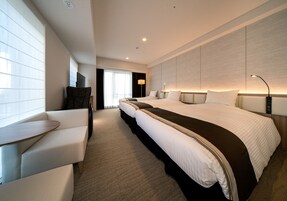 Habitación Deluxe con 2 camas individuales, no fumadores | Edredones de plumas, colchones con acolchado adicional, cortinas opacas