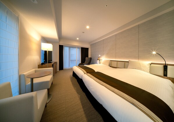 Couette en duvet d'oie, surmatelas, rideaux occultants