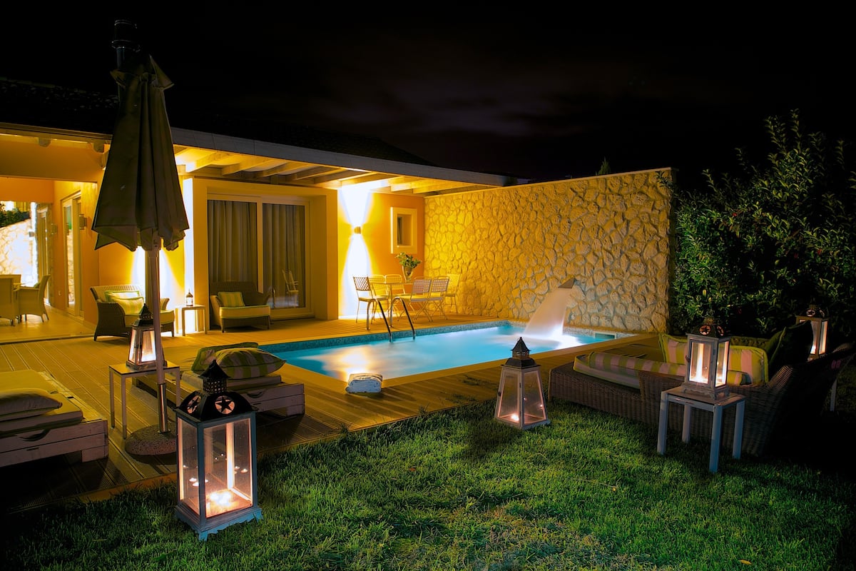Executive-Villa, eigener Pool | Ausblick vom Zimmer