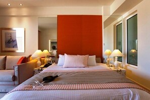 Superior Room, Mountain View | Premium bedding, memory foam beds, minibar, in-room safe - Litohoro Olympus Resort Villas & Spa (Dio-Olympos)