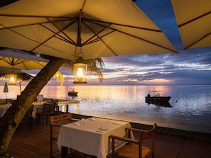 Lunch and dinner served  - Mantis Soanambo Hotel and Spa (Nosy Boraha)