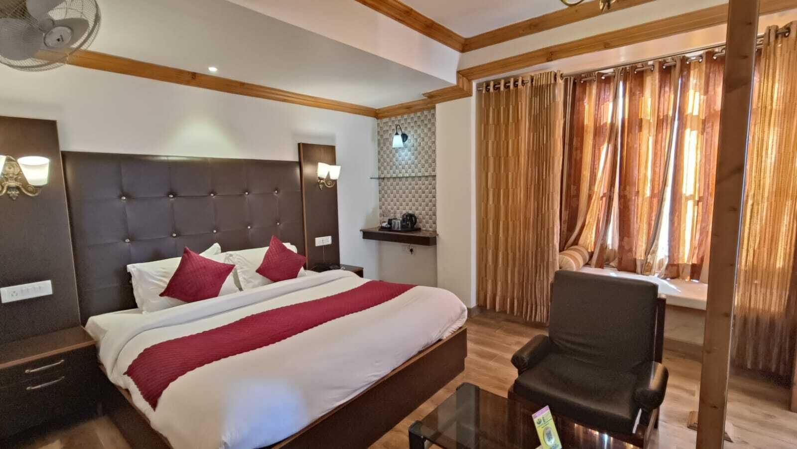Desk, blackout drapes, WiFi (free), bed sheets