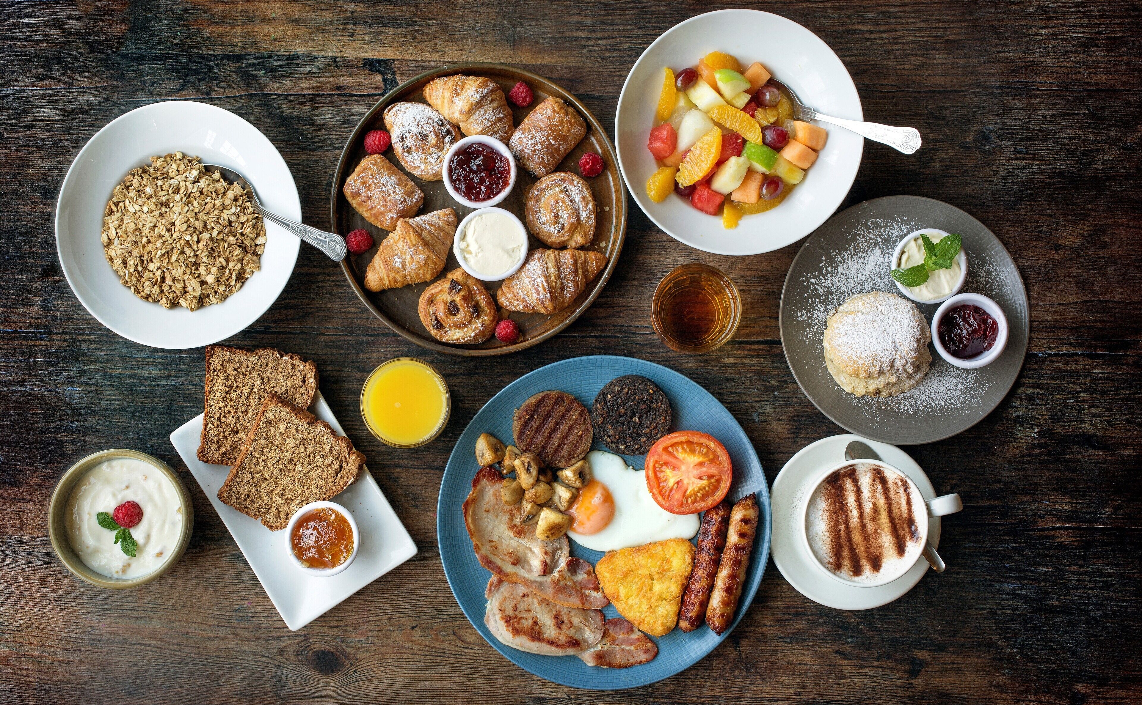 daily buffet breakfast (eur 12.95 per person)