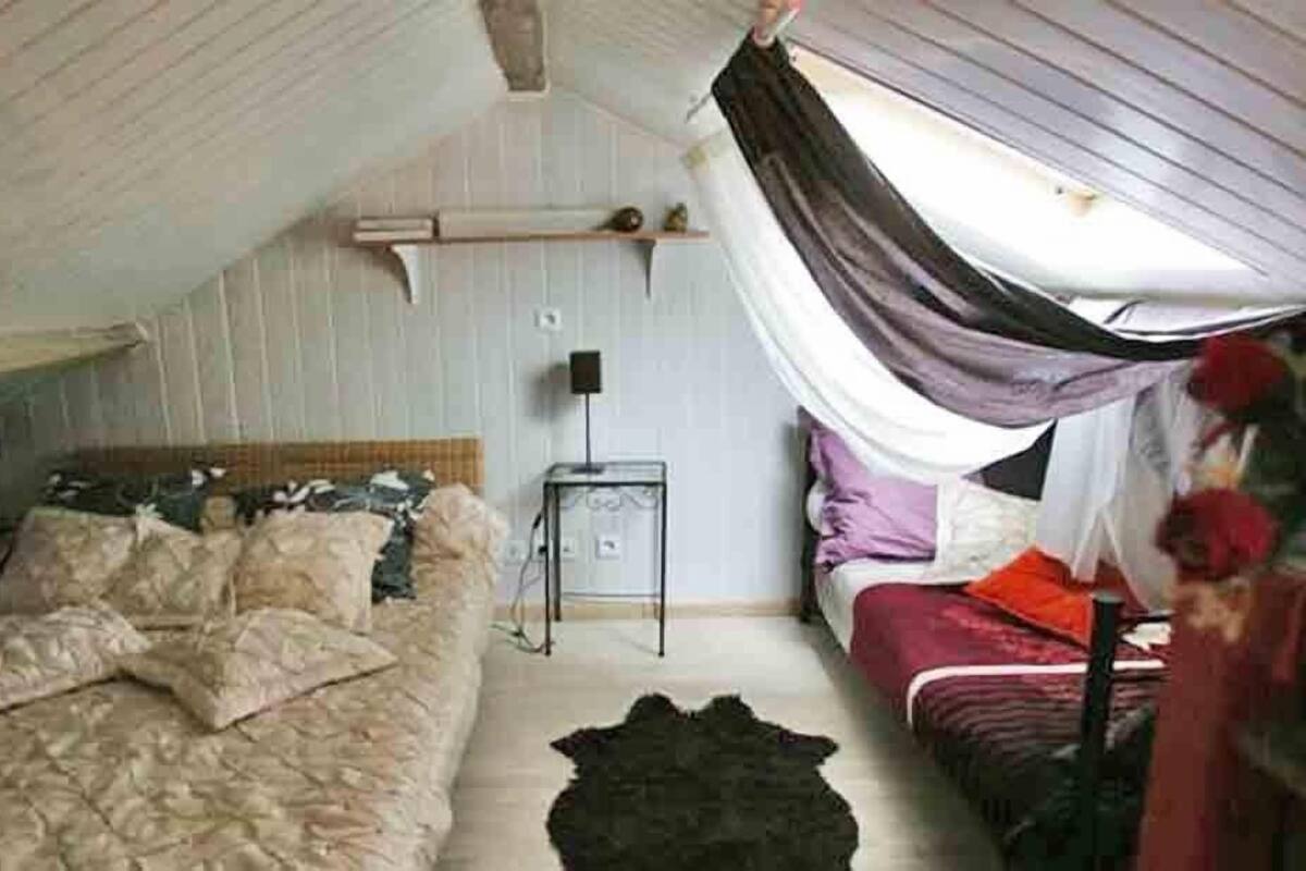 Standard-huoneisto, keittiö (Fée Bleue) | 1 makuuhuone, yksilöllisesti sisustettu, vauvansängyt, Wi-Fi