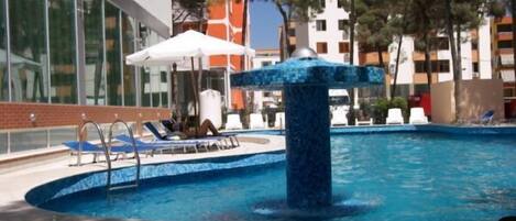 Seasonal outdoor pool