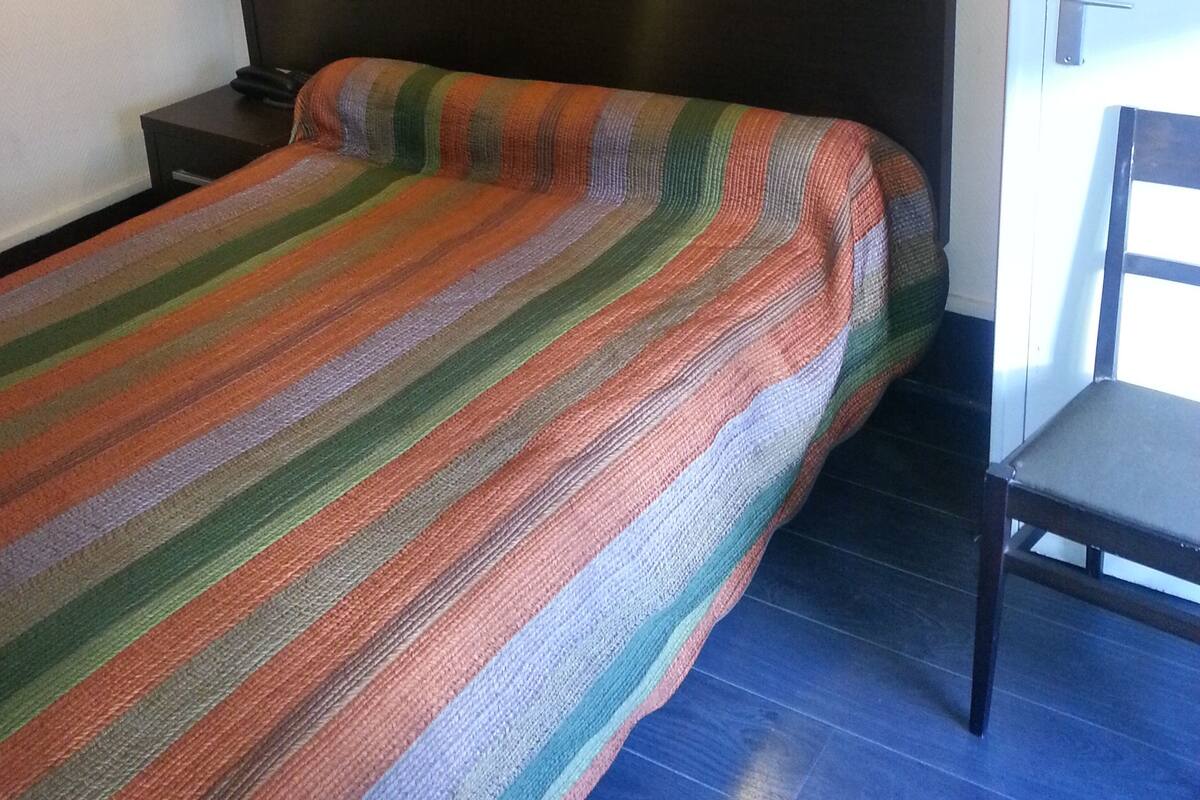 Blackout drapes, iron/ironing board (on request), WiFi (free)