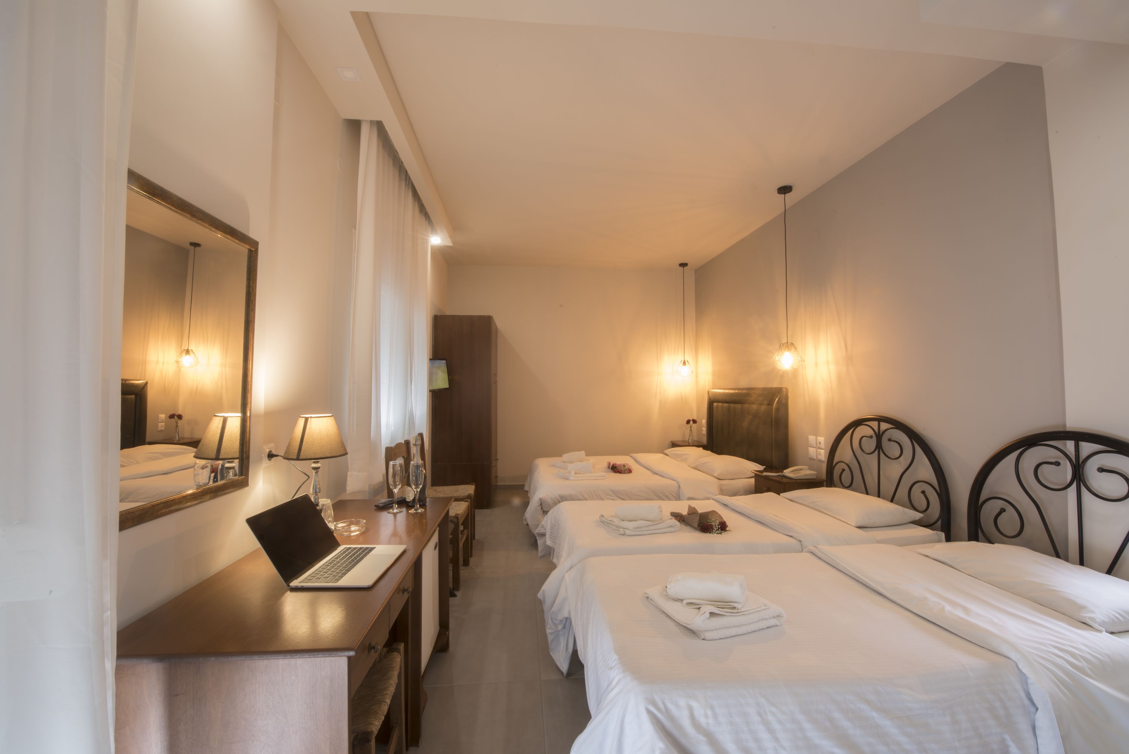 standard quadruple room | in-room safe, desk, blackout curtains, soundproofing