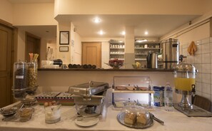 Daily buffet breakfast (EUR 6 per person)