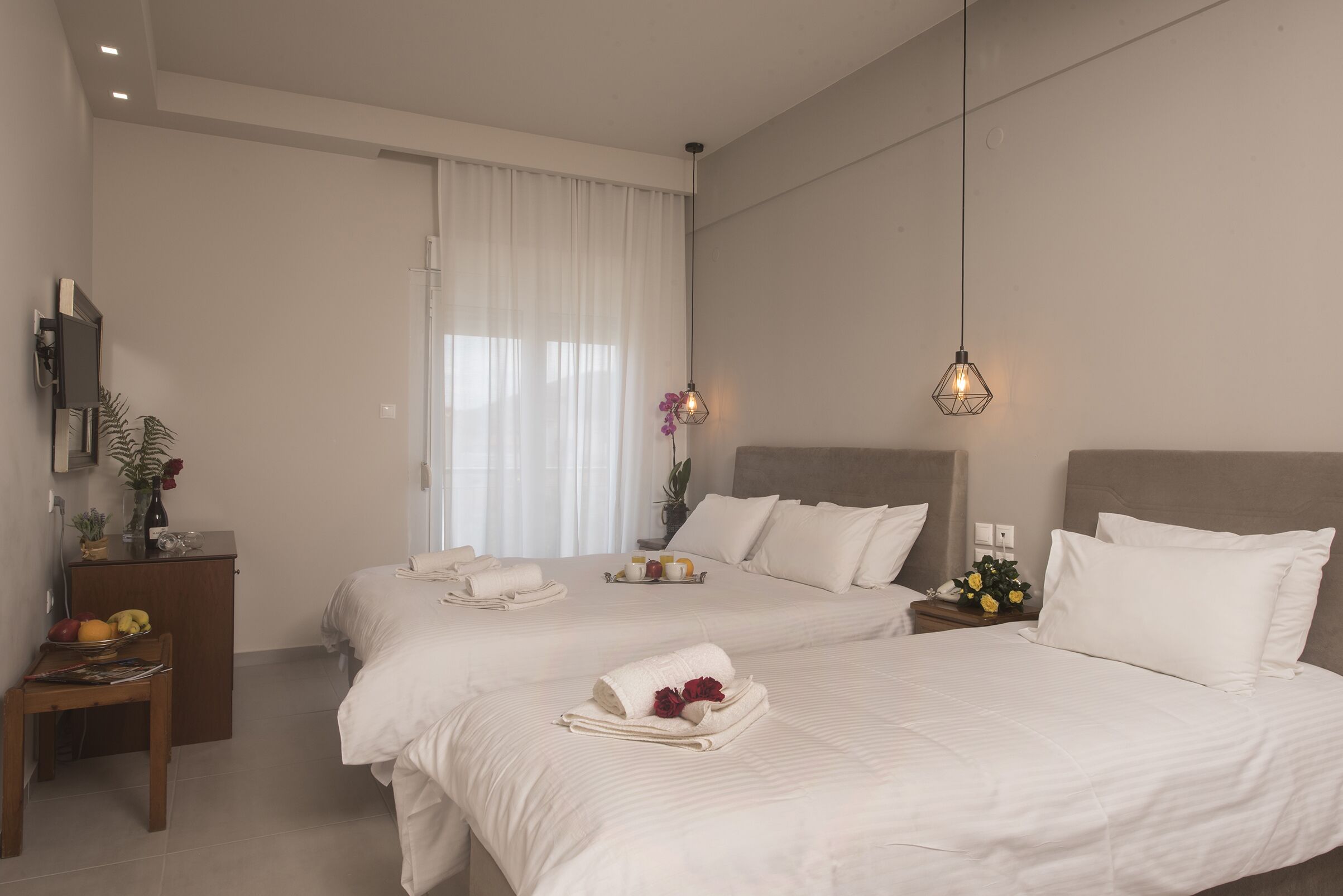 standard triple room | in-room safe, desk, blackout curtains, soundproofing