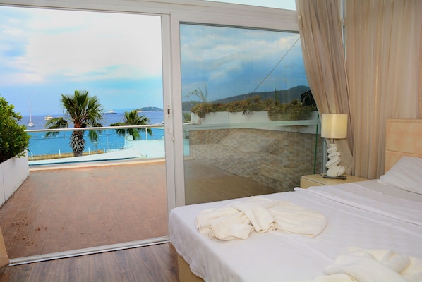 Suite, Terraza | Ropa de cama de alta calidad y camas con efecto memoria