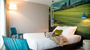 Comfort Double Room | Premium bedding, desk, laptop workspace, blackout drapes